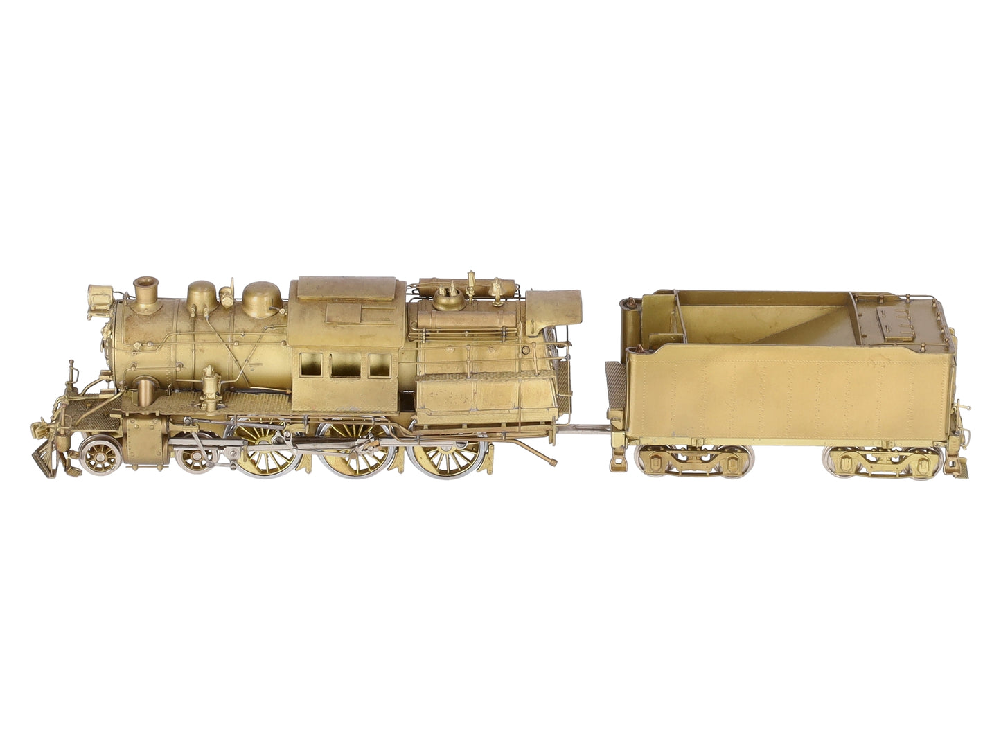 Custom NJ Brass ST-877 BRASS HO Reading L7sb 4-6-0 Camelback & Tender EX/Box