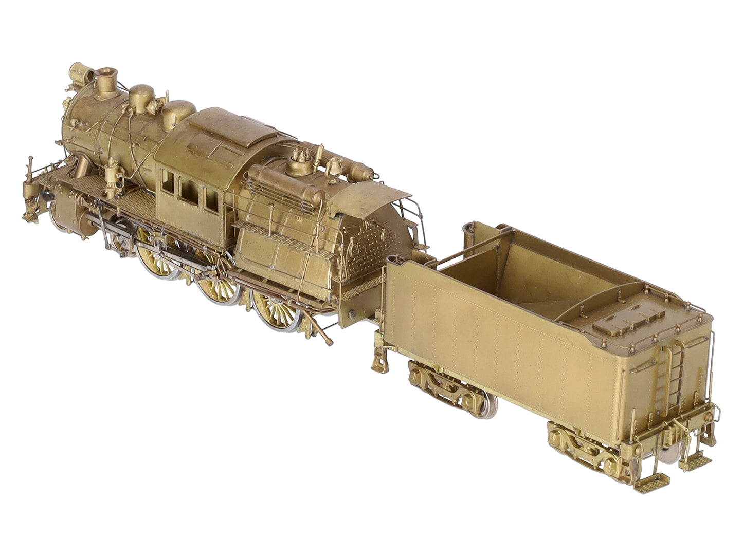 Custom NJ Brass ST-877 BRASS HO Reading L7sb 4-6-0 Camelback & Tender EX/Box