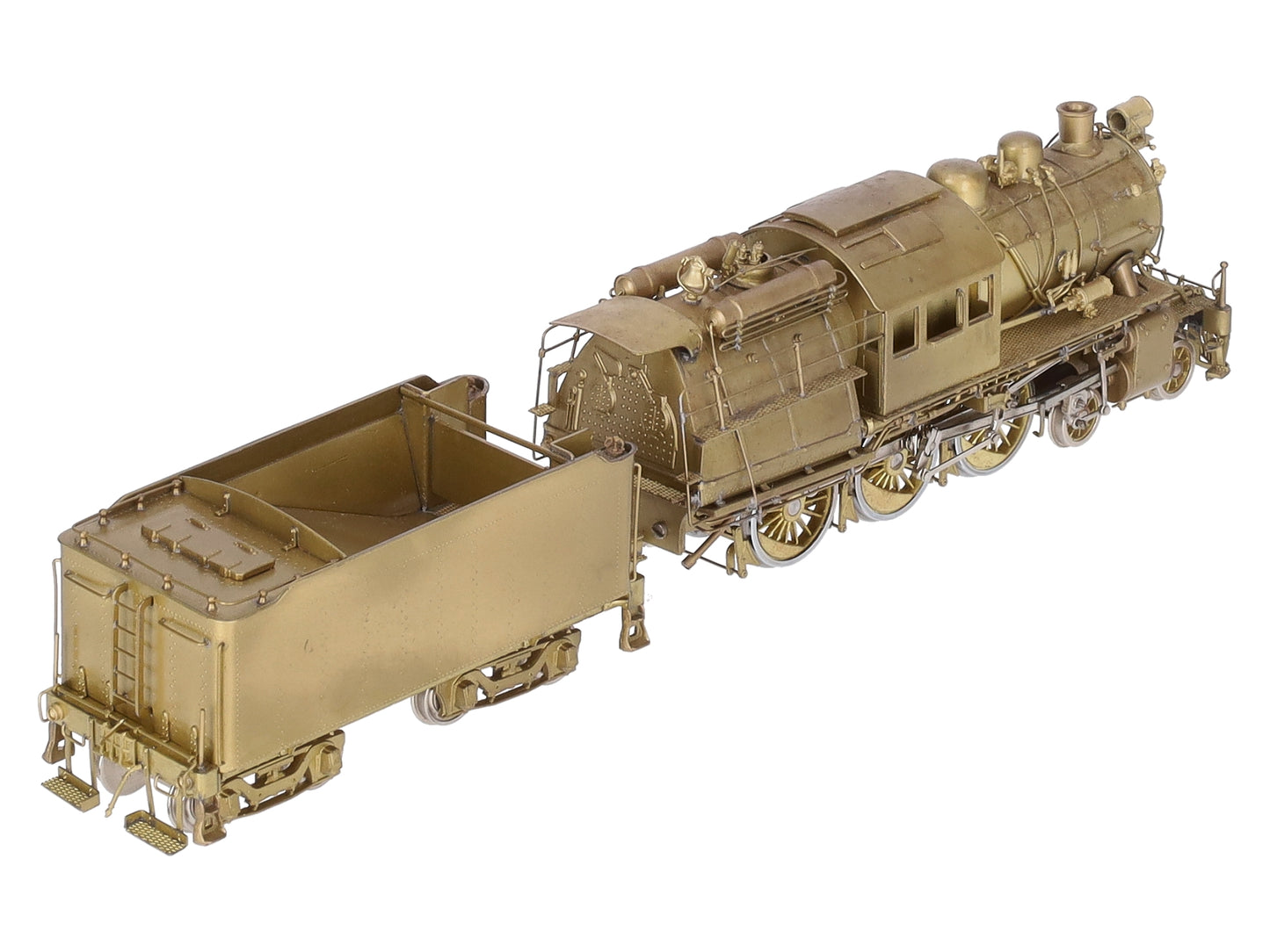 Custom NJ Brass ST-877 BRASS HO Reading L7sb 4-6-0 Camelback & Tender EX/Box