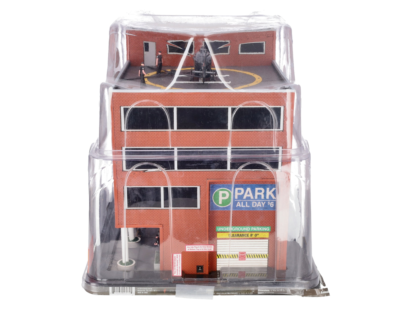 Menards 279-4435 O Scale One Police Plaza w/ Animated Helicopter EX/Box