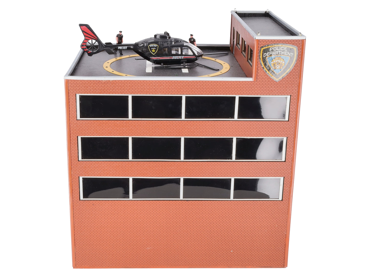 Menards 279-4435 O Scale One Police Plaza w/ Animated Helicopter EX/Box