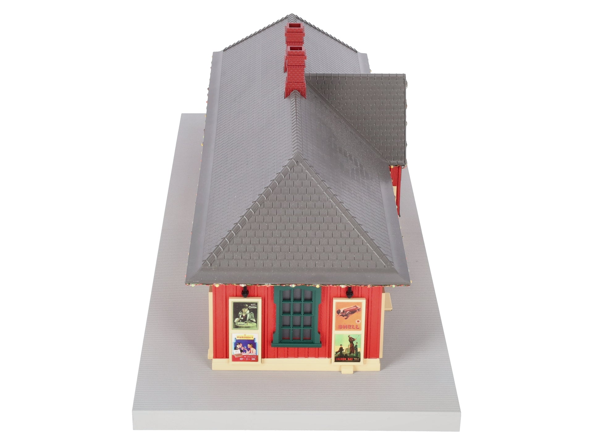 MTH 30-90610 O Main Street Country Passenger Station w/Christmas Lights
