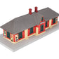 MTH 30-90610 O Main Street Country Passenger Station w/Christmas Lights