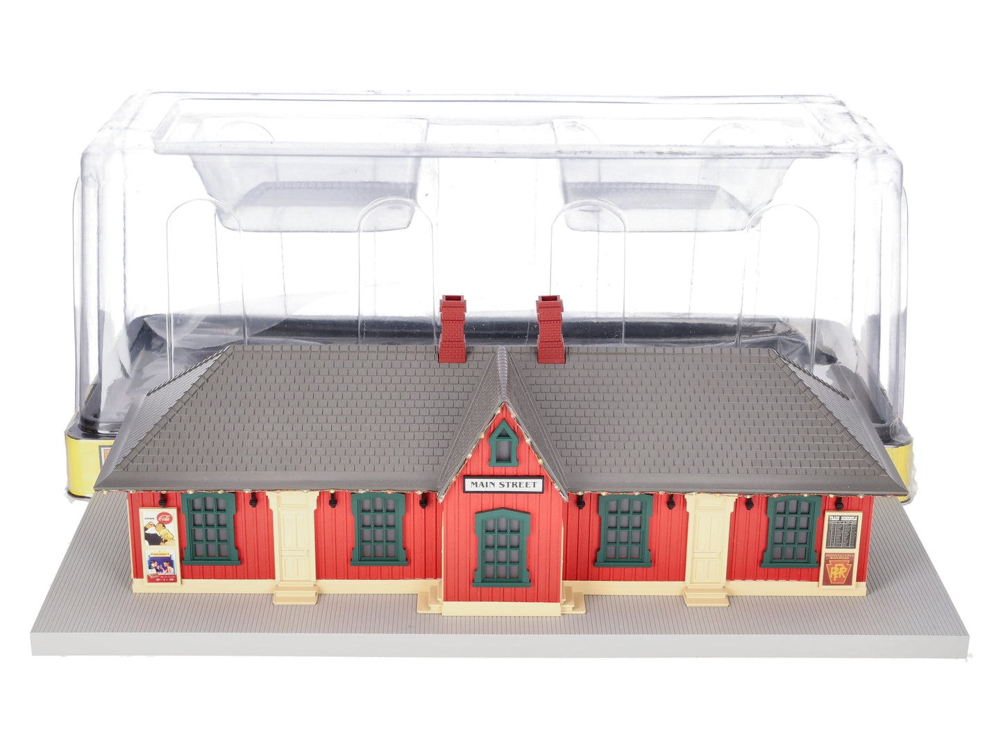 MTH 30-90610 O Main Street Country Passenger Station w/Christmas Lights
