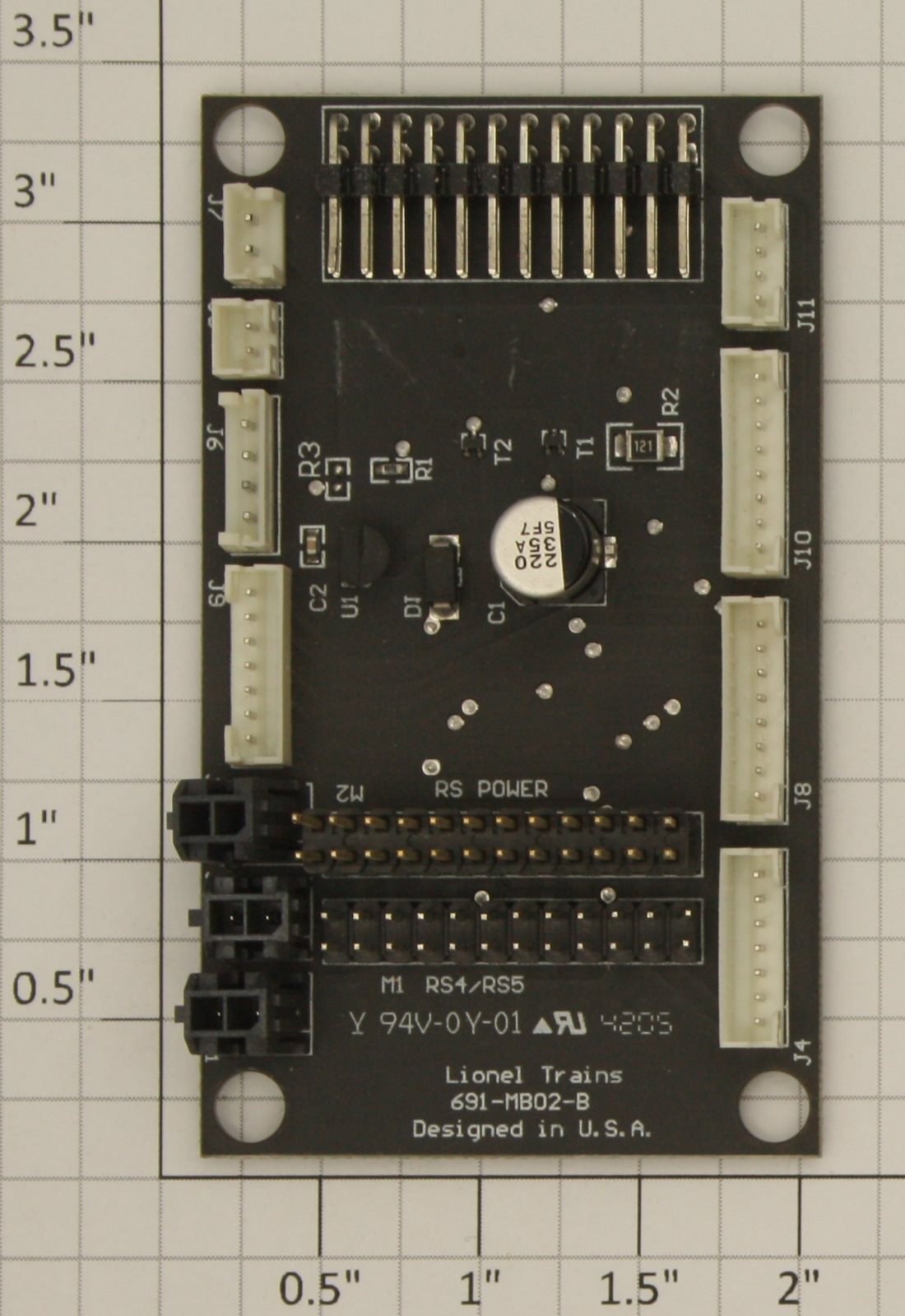 Lionel 691MB02B01 ACELA Powered Locomotive Motherboard