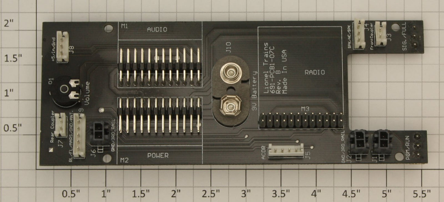Lionel 691PCB107C EP-5 Motherboard PCB Circuit Board