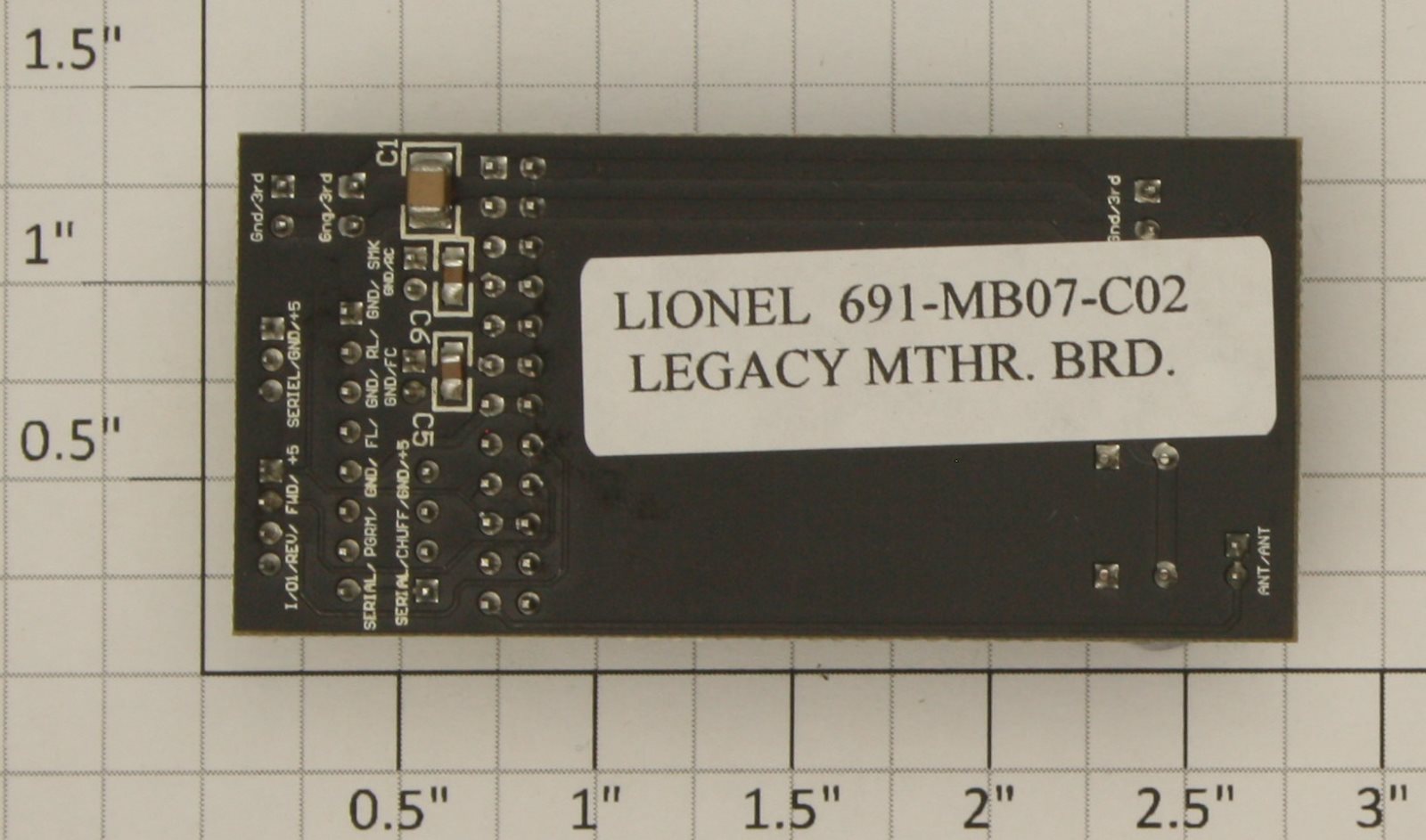 Lionel 691MB07C02 MOTHERBOARD / STEAM ENGINE