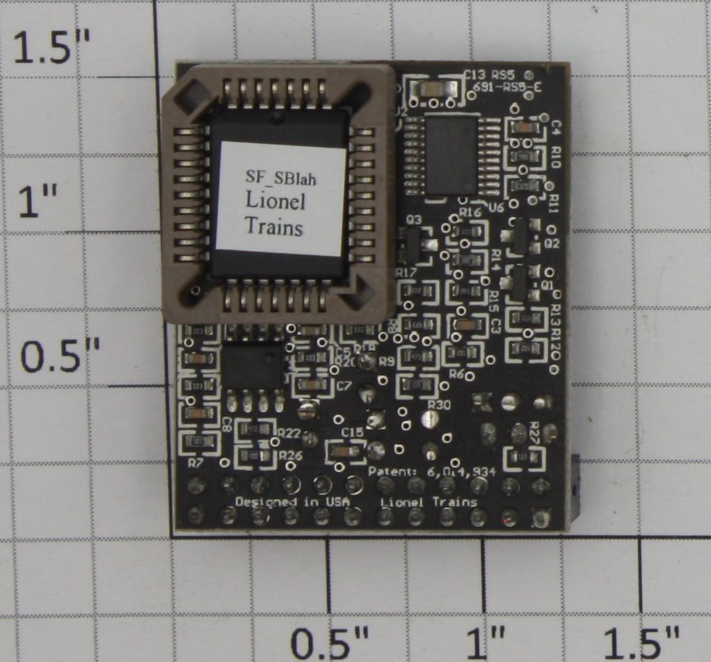 Lionel 691RS5503D SF F-3B Dummy (6-34544) Railsounds 5.5 PCB Circuit Board