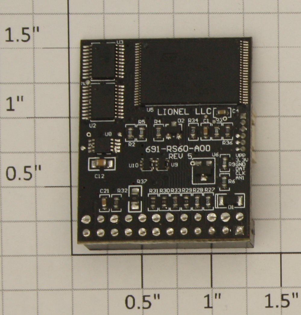 Lionel 691RS60118 Generic GP-7 / 1 Chime Horns Railsounds 6.0 PCB Circuit Board