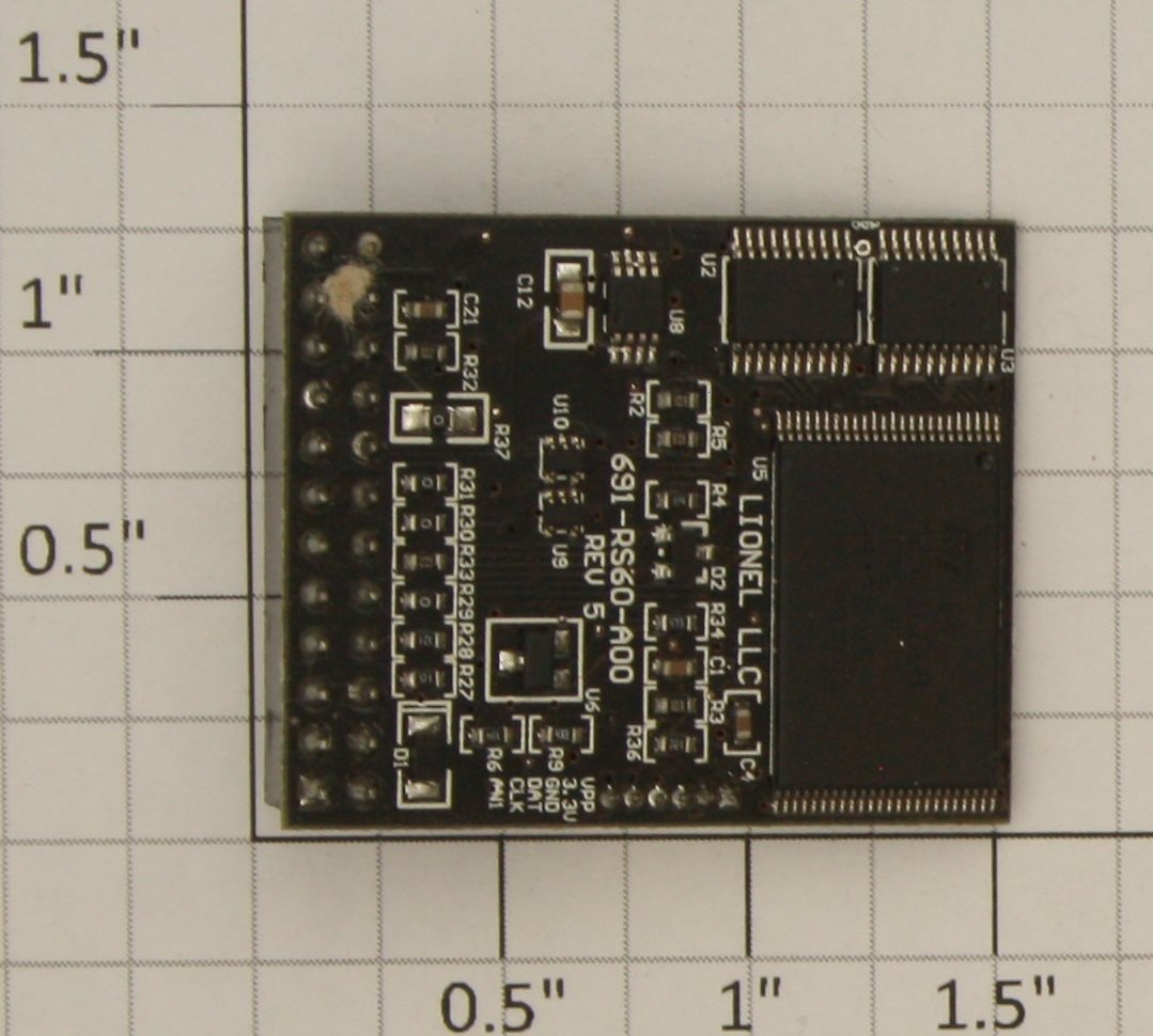 Lionel 691RS60125 Generic 4-4-2 Railsounds 6.0 PCB Circuit Board