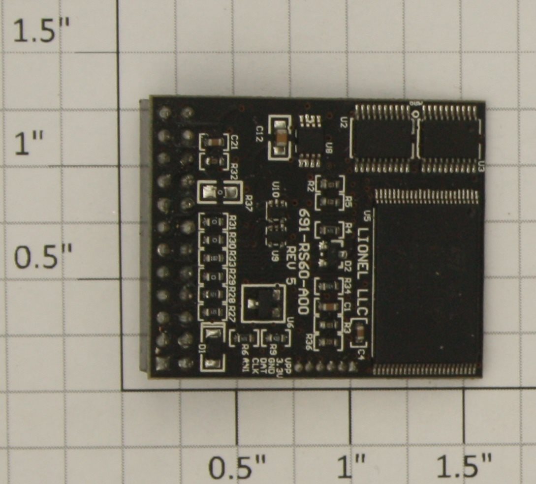 Lionel 691RS60112 Generic 5-Chime / SD-70 Ace Railsounds 6.0 PCB Circuit Board