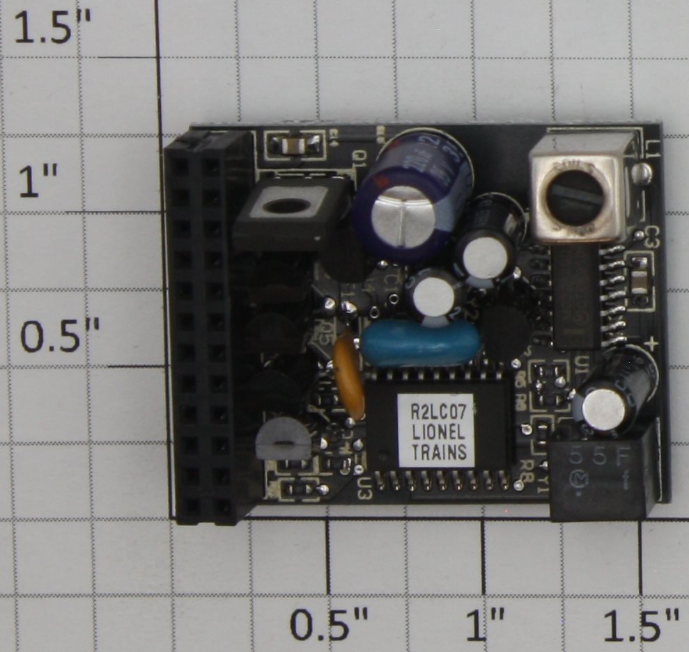 Lionel 691PCB1035 R2LC R2IR Code Radio Reciever PCB Circuit Board