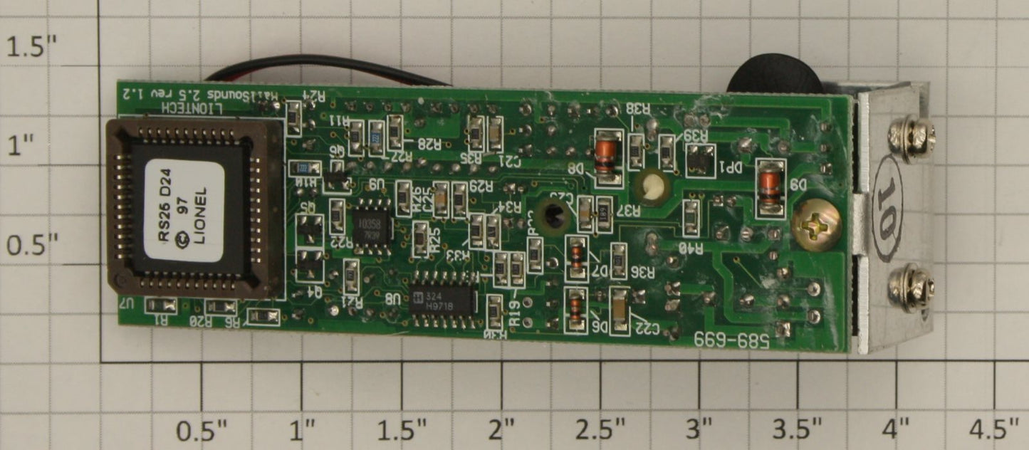 Lionel 6108232010 SOO Line SD60 #5500 Railsounds 2.5 PCB Circuit Board