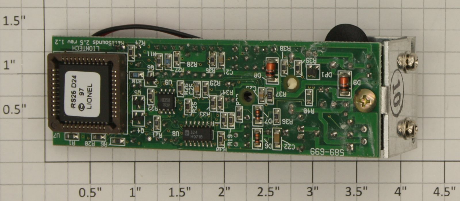 Lionel 6108232010 SOO Line SD60 #5500 Railsounds 2.5 PCB Circuit Board