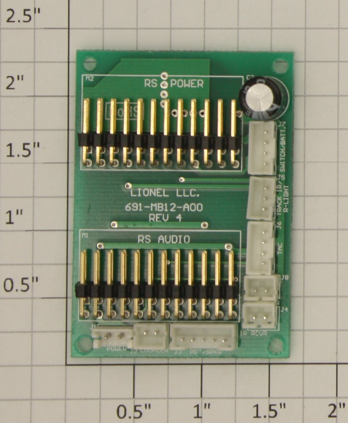 Lionel 691MB12A01 MOTHERBOARD / RS 5.5 / TENDER
