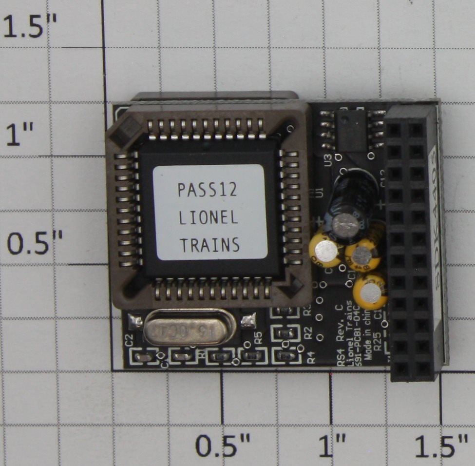 Lionel 691RS4E067 NYC Stationsounds (6-29181) Railsounds 4E PCB Circuit Board