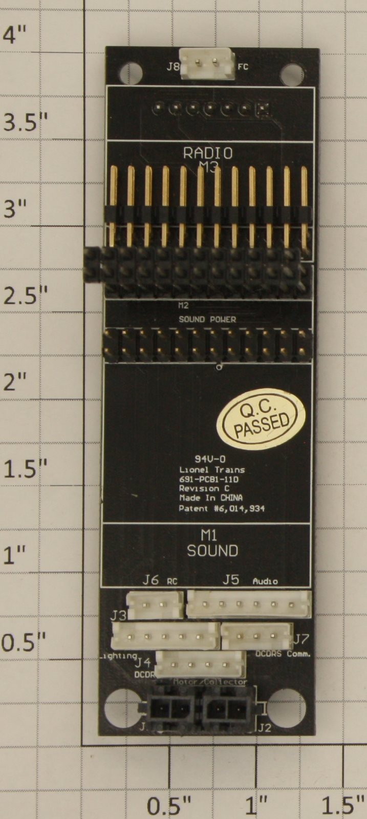 Lionel 691PCB111D Mother Board RS11  REV C