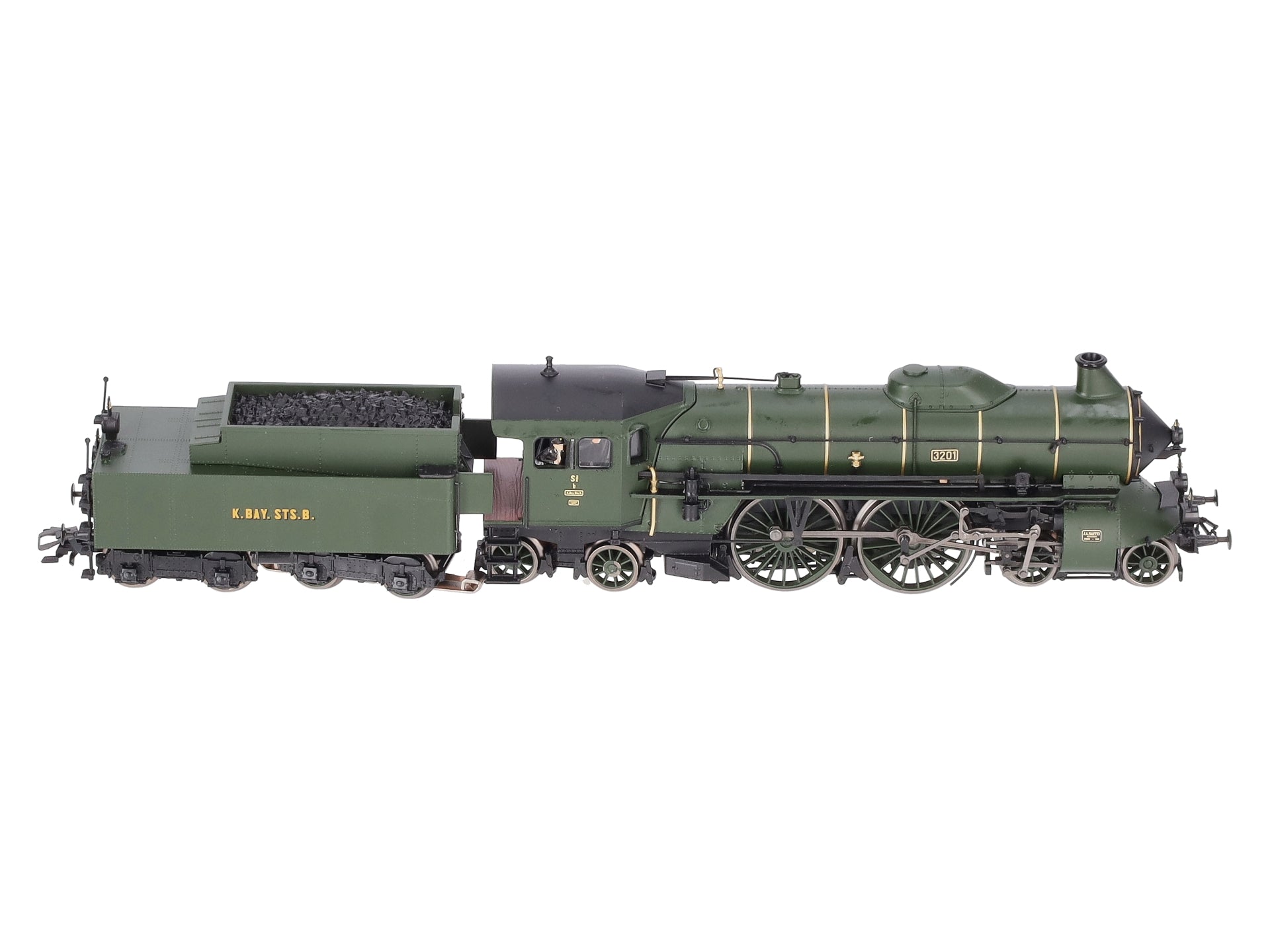 Marklin 37015 HO K.Bay.Sts.B. Class S 2/6 Steam Express Loco. & Tender, ERA I