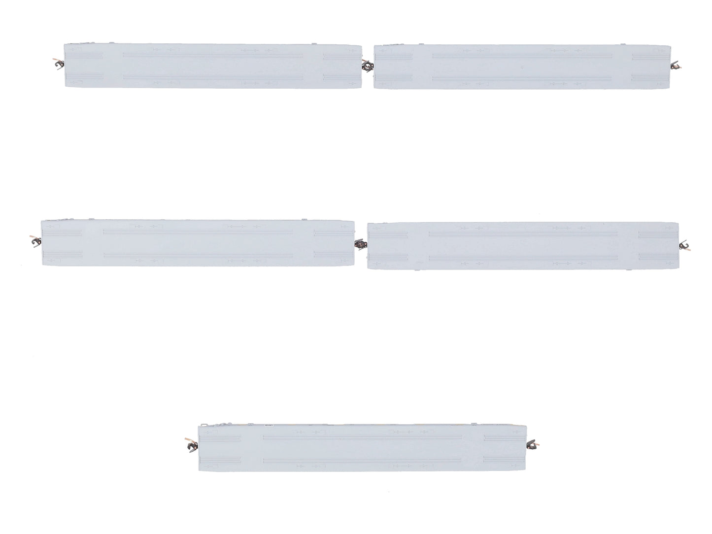 Micro-Trains 99301640 N Department Of Defense 68' Flatcar w/Loads (Set of 5)