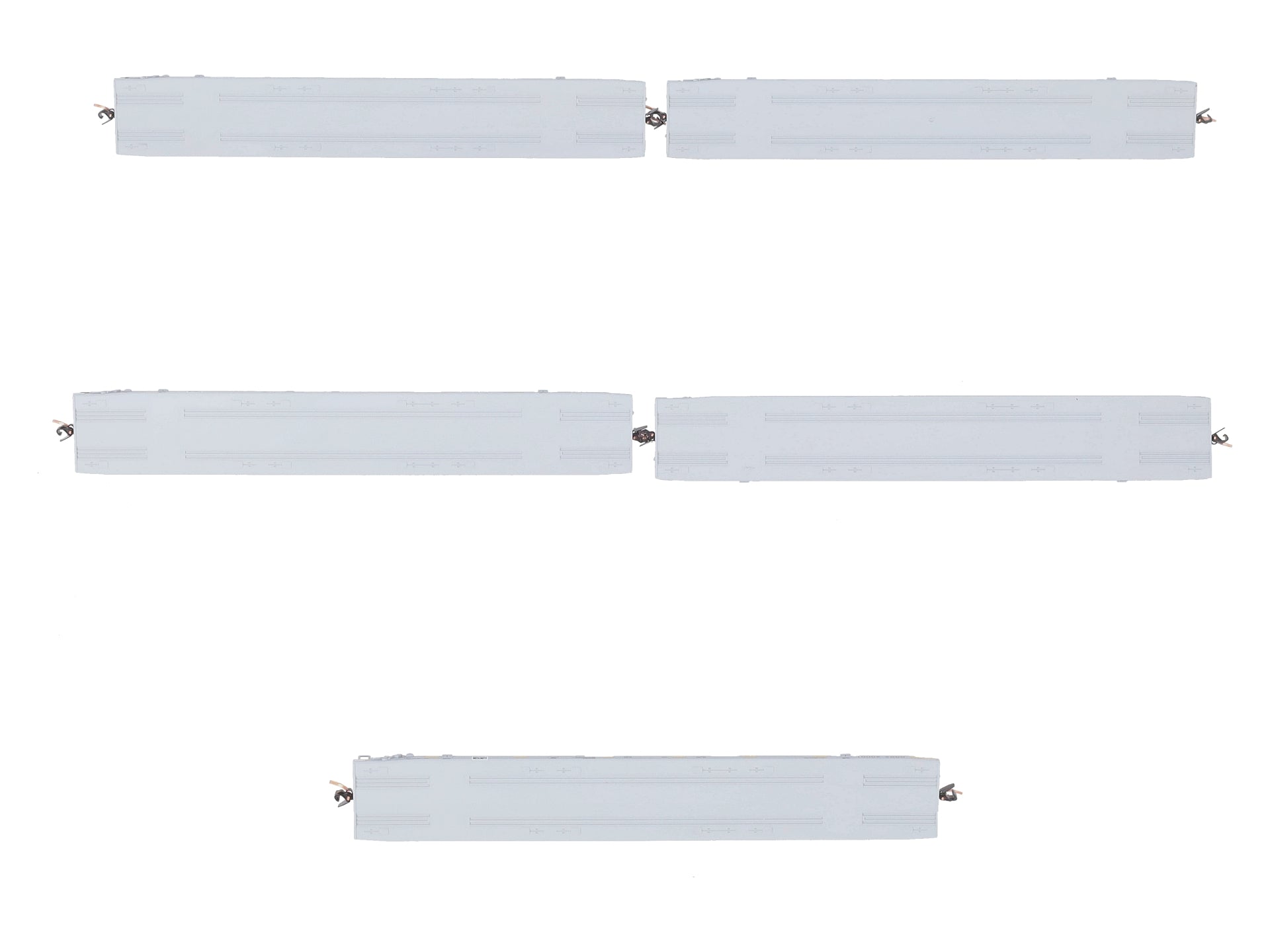 Micro-Trains 99301640 N Department Of Defense 68' Flatcar w/Loads (Set of 5)