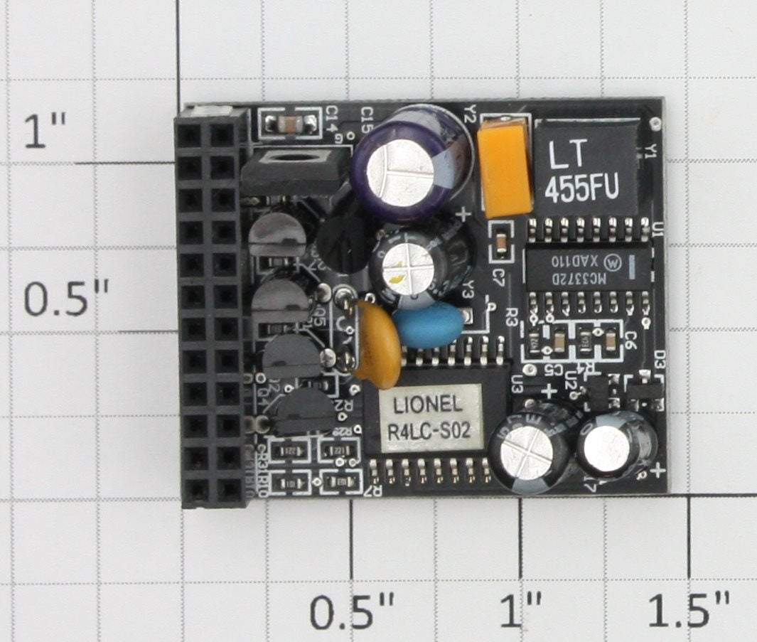 Lionel 691R4LC102 R4LC Receiver Board PCB Circuit Board - S02 Code