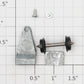 Roundhouse 26160 HO 2-Wheel Prairie Lead/Pilot Truck Assembly