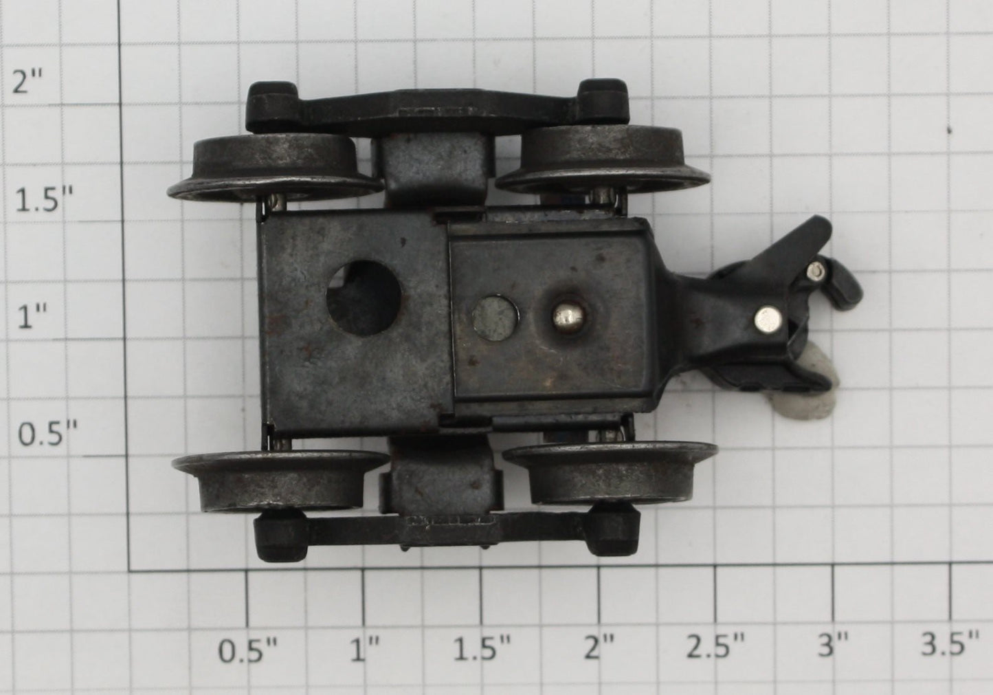 Lionel PT-2X Staple End Freight Car Operating Coupler Truck w/Stud,Tab &Washer