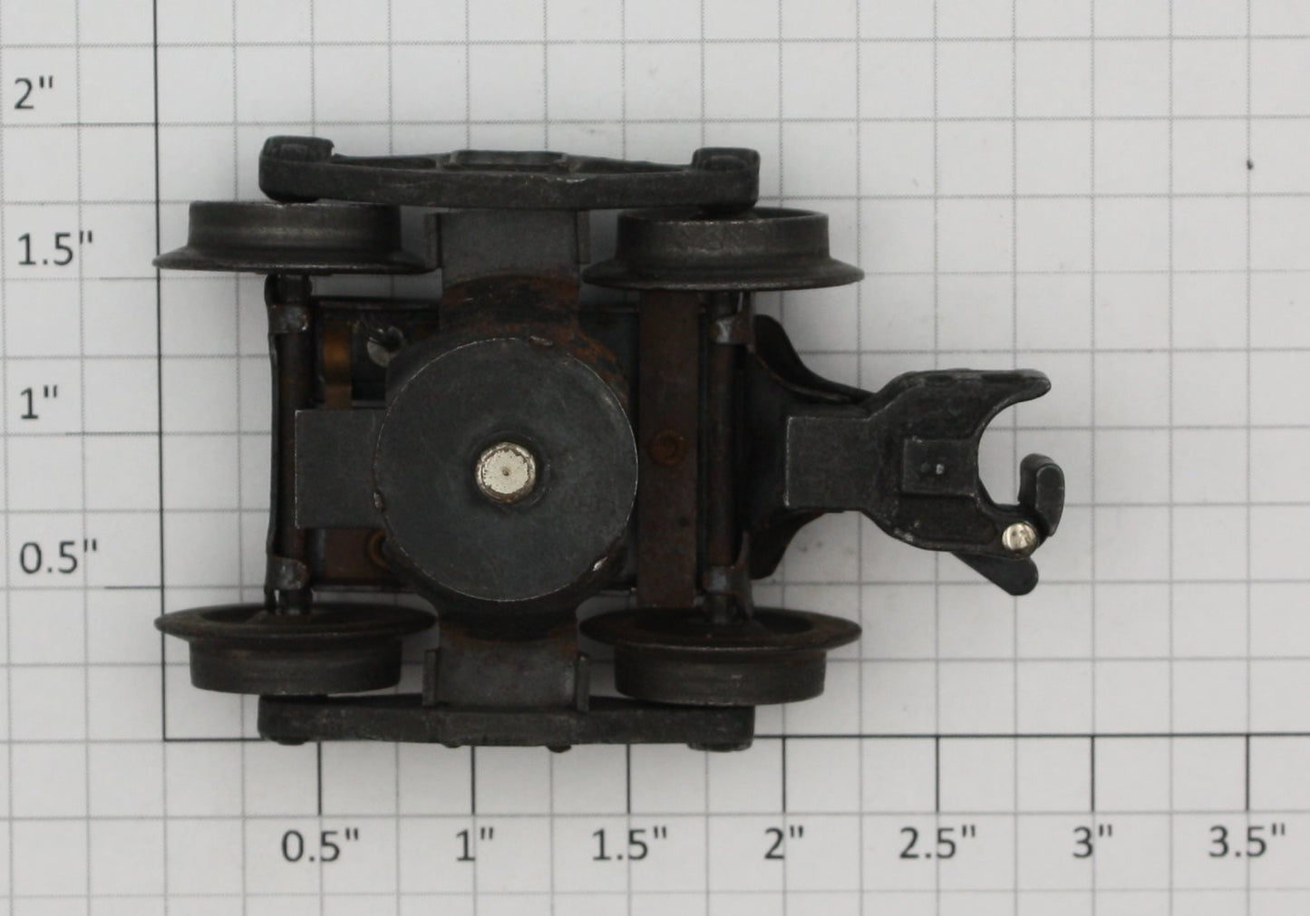 Lionel PT-2X Staple End Freight Car Operating Coupler Truck w/Stud,Tab &Washer