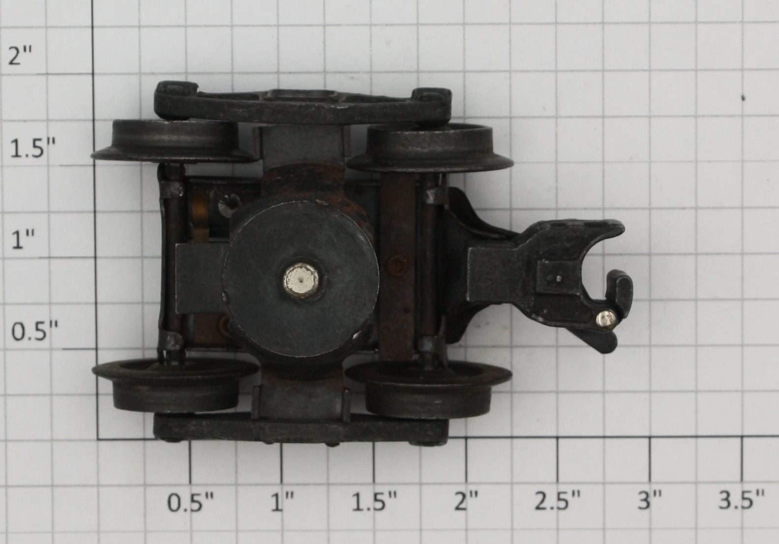 Lionel PT-2X Staple End Freight Car Operating Coupler Truck w/Stud,Tab &Washer