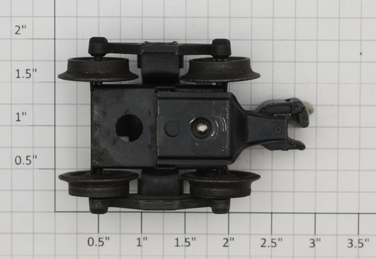 Lionel PT-2X Staple End Freight Car Operating Coupler Truck w/ Stud w/o Tab