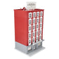 MTH 30-9077 O Assembled Dreyfuss 6-Story Building NIB