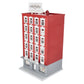 MTH 30-9077 O Assembled Dreyfuss 6-Story Building NIB