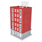 MTH 30-9077 O Assembled Dreyfuss 6-Story Building NIB