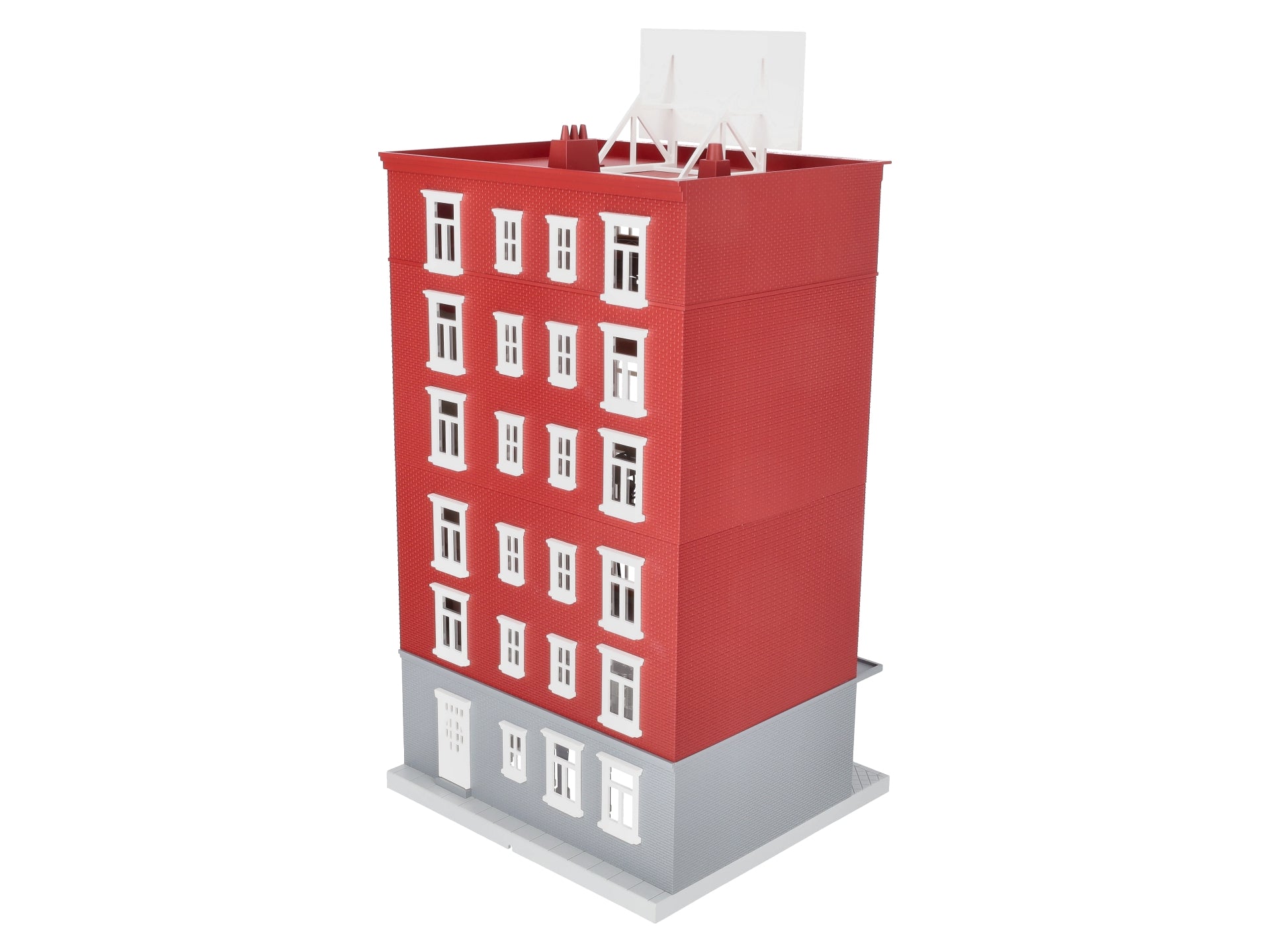 MTH 30-9077 O Assembled Dreyfuss 6-Story Building NIB