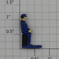Lionel 28029-14 Seated Blue Fireman Figure