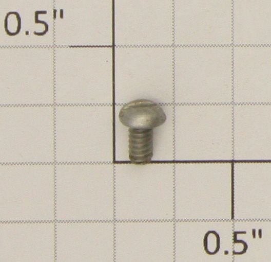 American Flyer S-0 #4-40 x 3/16" Nickel Round Head Slotted Screw