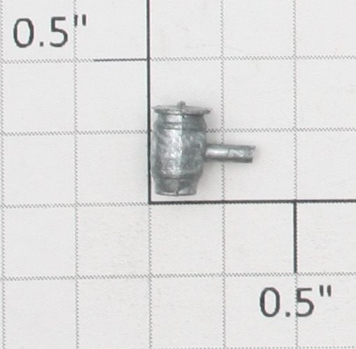 Roundhouse 24303 HO Unfinished Diecast Barrel 21/64