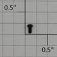 Lionel 14572-184 2 x 3.8 x .4 mm Black Phillips Pan Head Screw