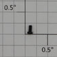 Lionel 14572-184 2 x 3.8 x .4 mm Black Phillips Pan Head Screw