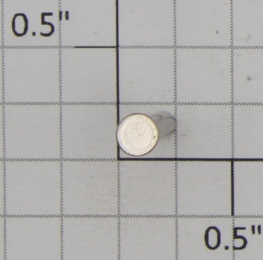 Lionel 481-12 1/8" x 19/32" Collector Roller Rivet