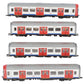 Bachmann 35-990 OO London Underground S Stock Motorized 4-Car Train Pack LN/Box