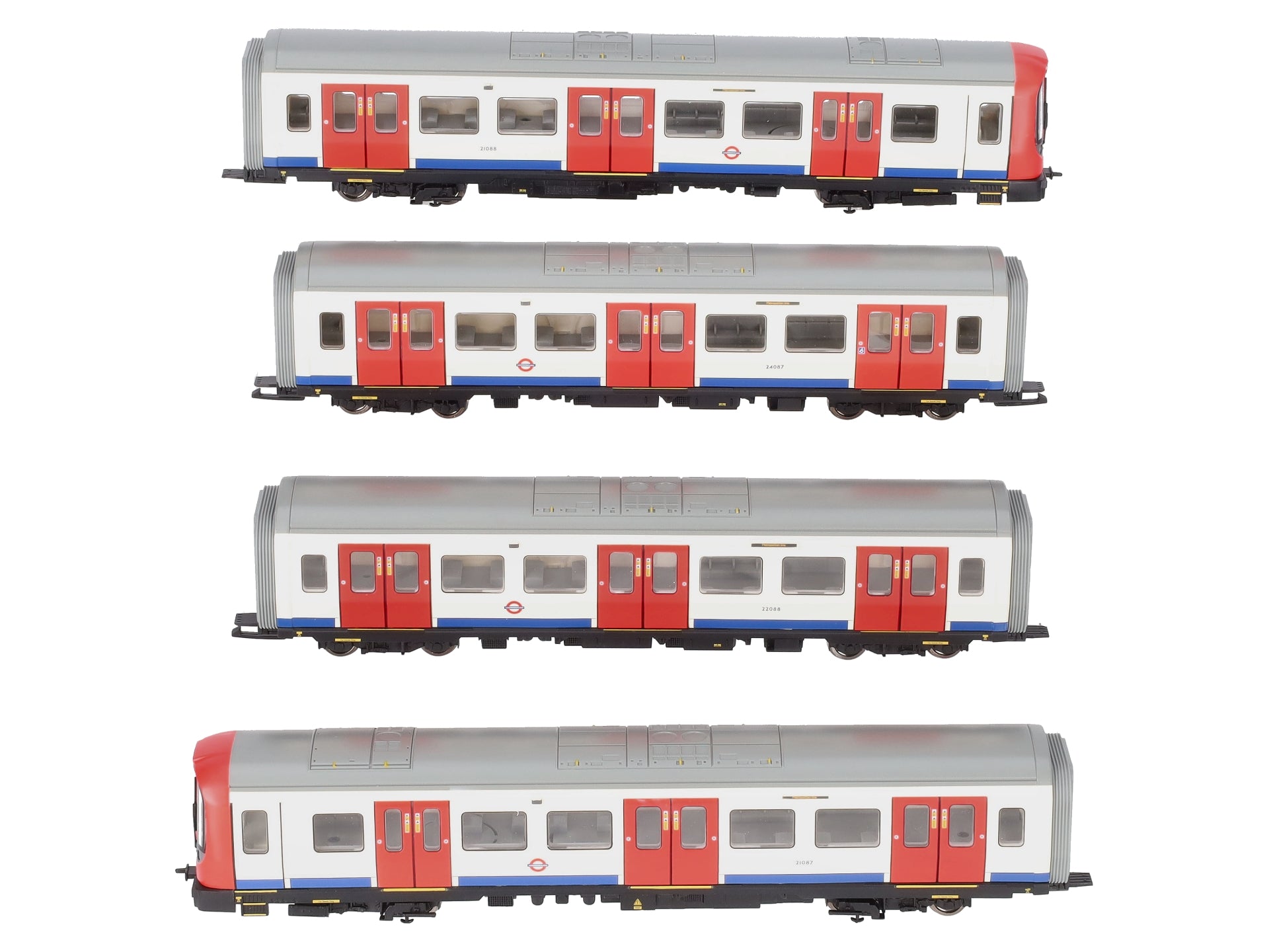 Bachmann 35-990 OO London Underground S Stock Motorized 4-Car Train Pack LN/Box