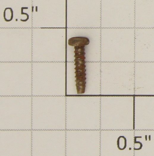 American Flyer S-284 #3 x 3/8" Nickel Self Tapping Pan Head Slotted Screw