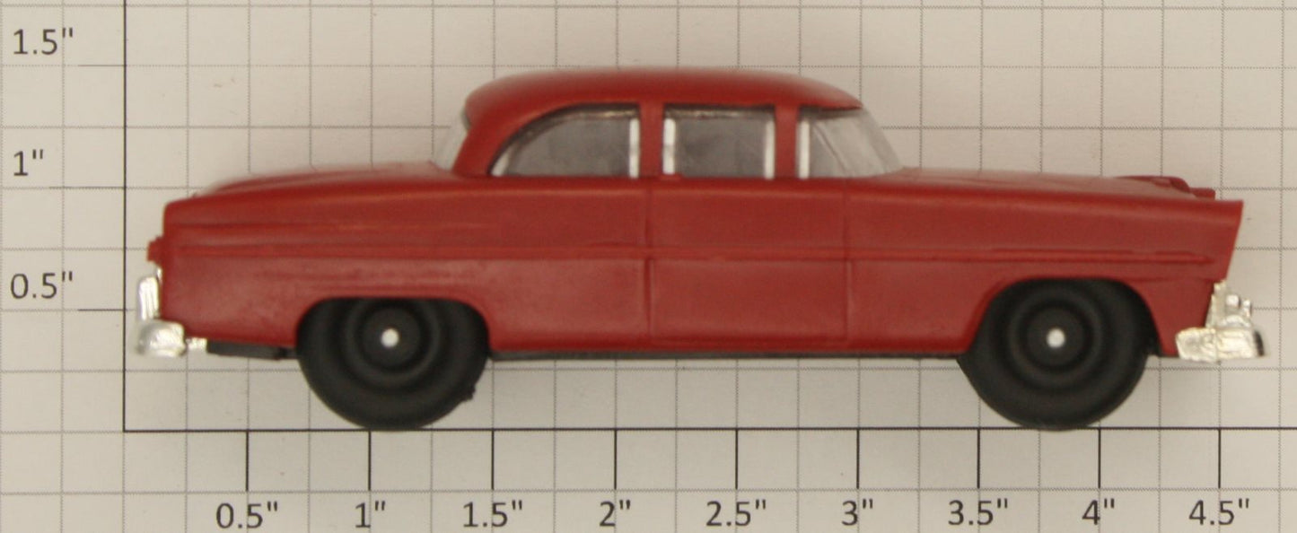 Lionel 6414-25 Red Repro Automobile with Chrome Bumpers