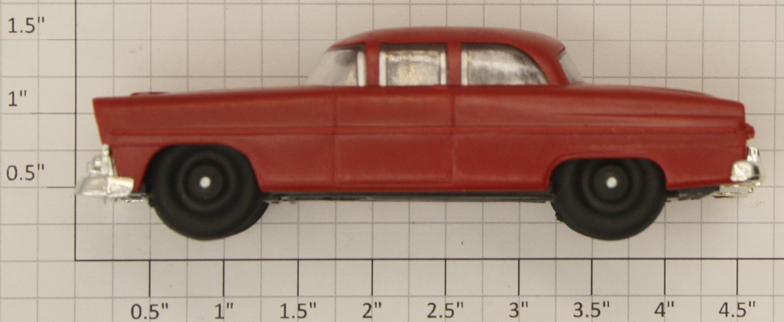 Lionel 6414-25 Red Repro Automobile with Chrome Bumpers