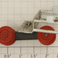 American Flyer XA13A085R Crosshead Guide & Front Truck Assembly with Red Wheels