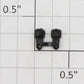 Roundhouse 24408 HO Black Plastic Eccentric Crank (Set of 2)