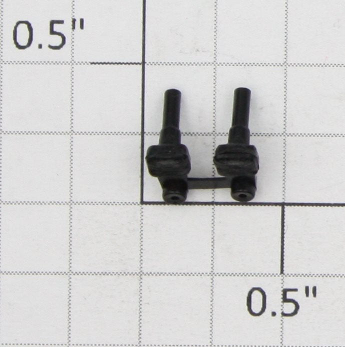 Roundhouse 24408 HO Black Plastic Eccentric Crank (Set of 2)