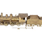Kemtron O 2-Rail BRASS 2-6-0 Steam Locomotive & Tender - Unpainted VG