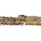 Kemtron O 2-Rail BRASS 2-6-0 Steam Locomotive & Tender - Unpainted VG